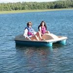 If you like to enjoy the water with a friend, then a paddle
boat may be for you. 